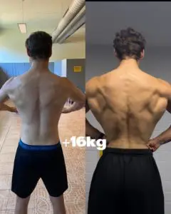 +16kg Muskelmasse